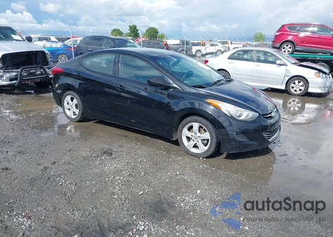 2013 Hyundai Elantra Gls z USA, uszkodzony, nr VIN 5NPDH4AE1DH414862